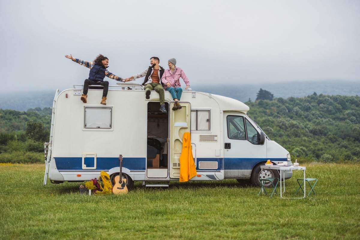Van aménagé dans les Highlands écossais